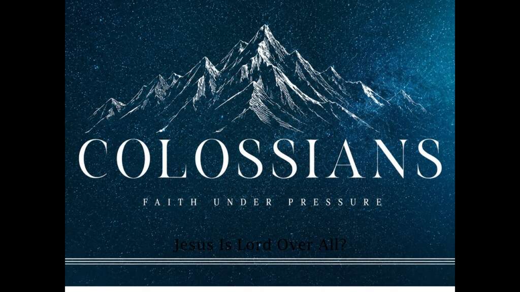 Jesus Is Lord Over All